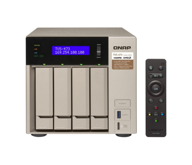 QNAP TVS-473-8G (4xHDD, 4x2.1-3.4GHz, 8GB, 6xUSB,4xLAN) - 346476 - zdjęcie 3